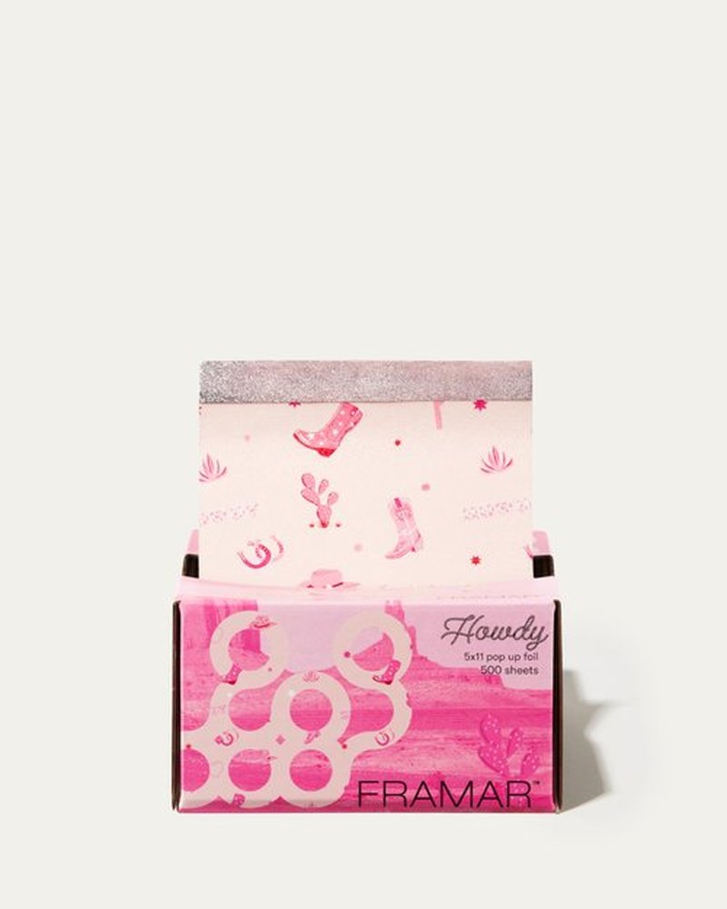 FRAMAR Howdy Hair Foil – Hair Foils For Highlighting, Pop Up Foil For Hair Highlighting, Salon Foils For Hair Highlighting Kit, Long Hair Foils For Bleach, Salon Foils For Hair Stylist – 500