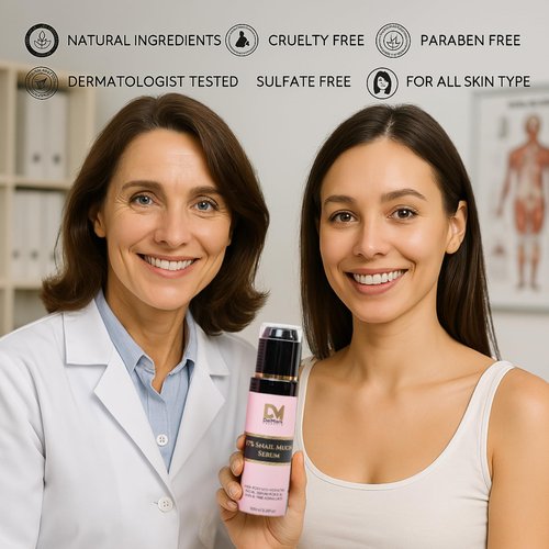 Snail Mucin Serum 100ML, 97% Snail Secretion Filtrate with Hyaluronic Acid, Power Repairing Essence, Dark Spot Remover, Korean Skincare, Hydrating Serum for Face, Eye, and Neck
