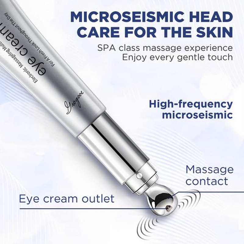 Multi-Peptide & Retinol Eye Cream,Electric Massage Eye Cream With Caffeine,Niacinamide,Vitamin C & for Dark Circles, Puffiness Puffy Bags & Wrinkles ，Anti-Aging Eye Cream for Fine Lines, 0.7 fl.oz