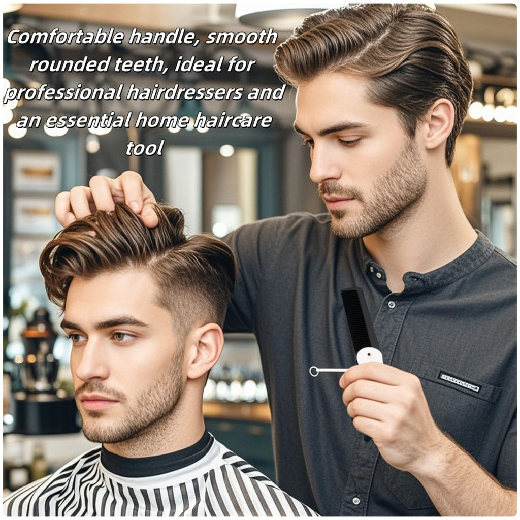 4 Pcs Folding Pocket Combs for Men - Stainless Steel Fine Tooth Hair Beard Combs for Styling Hair, Beard or Mustache Care, Compact Design for Travel & Everyday Grooming (Silver)