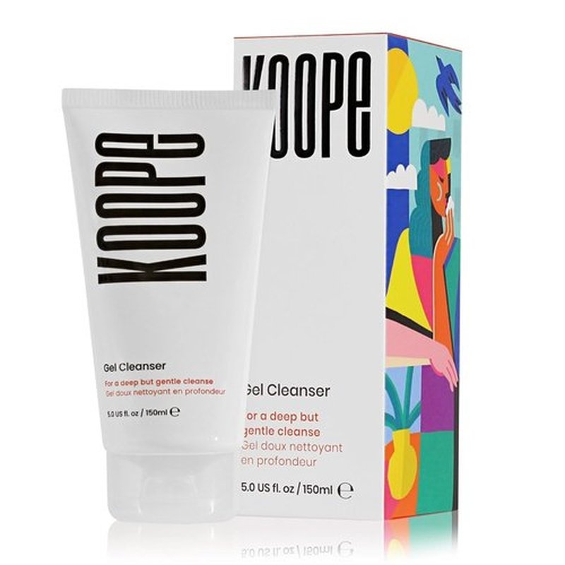 Koope Gel Face Wash - Gentle pH Balanced Facial Cleanser for All Skin Types | Vegan, 5.0 FL OZ