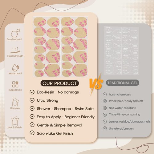 Nail Adhesive Tabs 25 Sheets 600 PCS Long Lasting 12 Sizes Strong Glue Stickers for Press Ons Nail Sticky Tabs 0.3mm Ultra-Thin Waterproof for Shower Suitable for Home DIY Use(M/L)