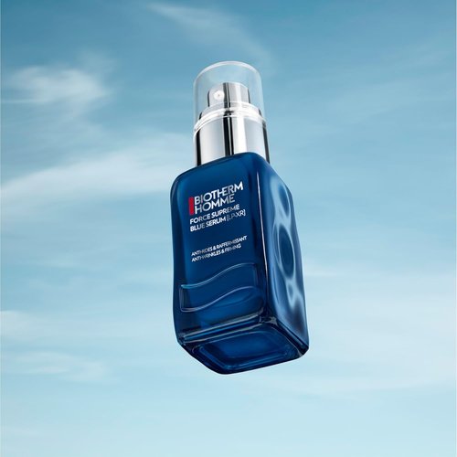 Biotherm Force Supreme Blue Serum - Men's Anti-Aging Formula with 35 Nutrients & Pro-Retinol