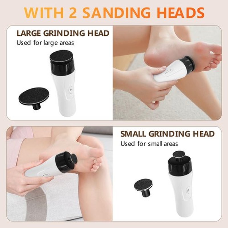 Rechargeable Callus Remover for Feet High Speed, Powerful Electric Foot Sander Heel Grinder Pedicure Tools for Feet Women Men Dead Dry Hard Skin Calluses