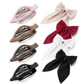 CWJCYTNSN 8 Pcs Cute Hair Clips for Women Sturdy French Flat Hair Clips for Thick Hair No Slip Large Hair Bows Clips for Girls Back to School Gifts
