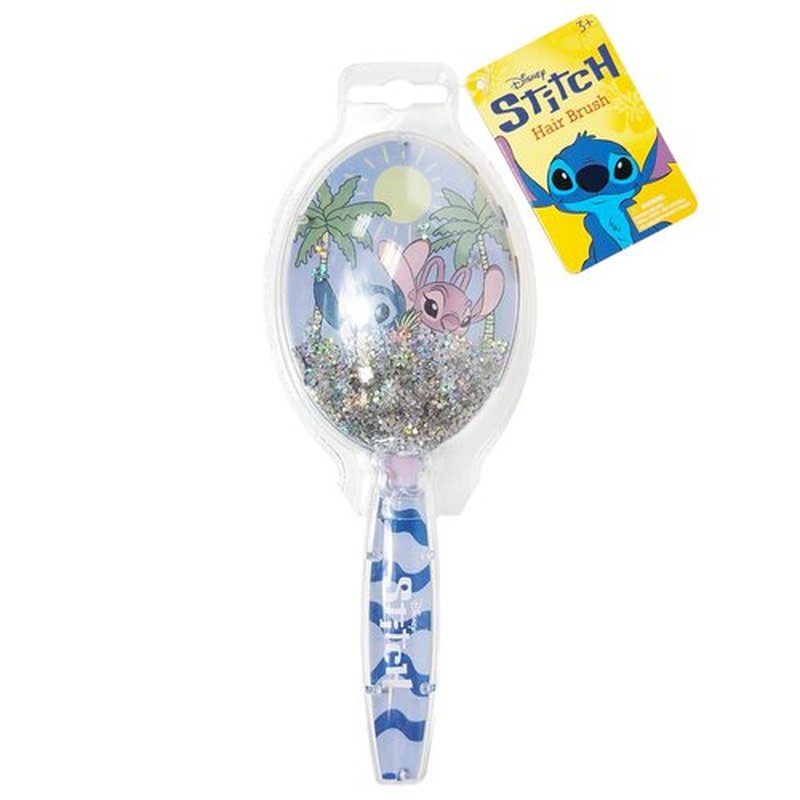 LUV HER Lilo & Stitch Kids’ Detangling Confetti Hair Brush – Fun Stitch and Angel Design, Gentle on Wet & Dry Hair, Ideal for Kids Ages 3+, Makes Hair Care Fun and Easy