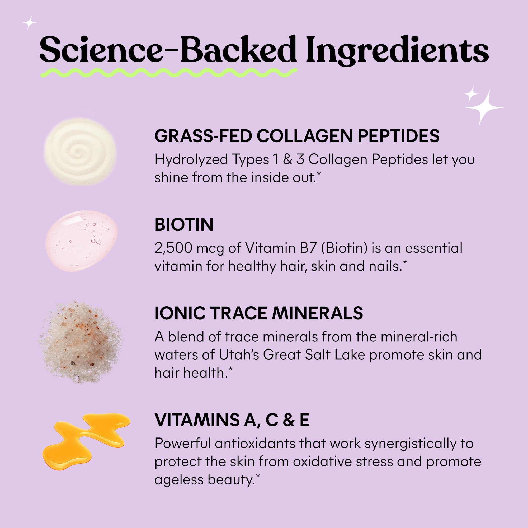 Lemme Glow Collagen Gummies for Thick Hair, Strong Nails & Healthy Skin with Multi-Collagen Peptides, Biotin, Trace Minerals, Zinc, Vitamins A, C & E, Dairy & Gluten Free, Peach Flavor, 60 ct.