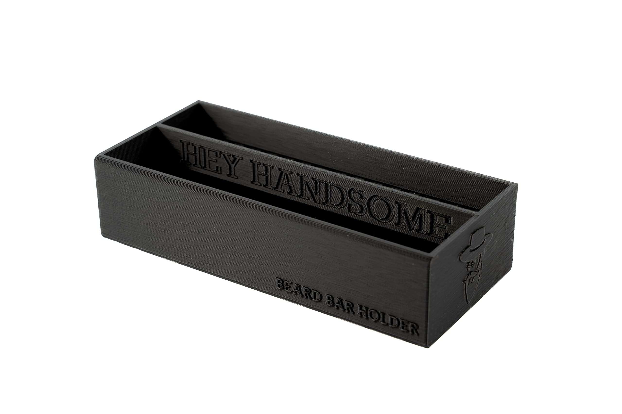 Mat's Beard Bar® & Holder Set - (V1.0) - Made in USA - Clean Up Beard Trimmings from Sinks and Countertops After Shaving - Best Gifts For Men
