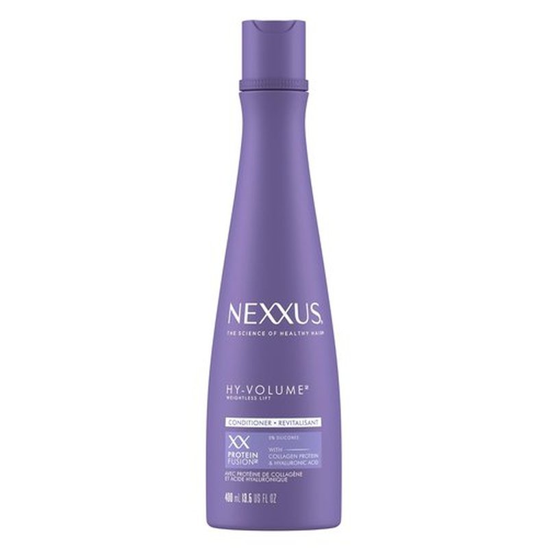 Nexxus Hy-Volume Weightless Lift Conditioner - Collagen & Hyaluronic Acid for Flat Hair | 13.5 Fl Oz
