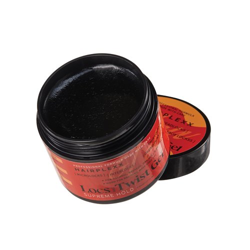 Hairplexx Glow Loc & Twist Gel With Shea Butter, Biotin & Castor Oil - Supreme Hold for Locs, Retwists & Twists – Deep Moisture and Scalp Nourishment (5.07 fl oz, Shea Butter)