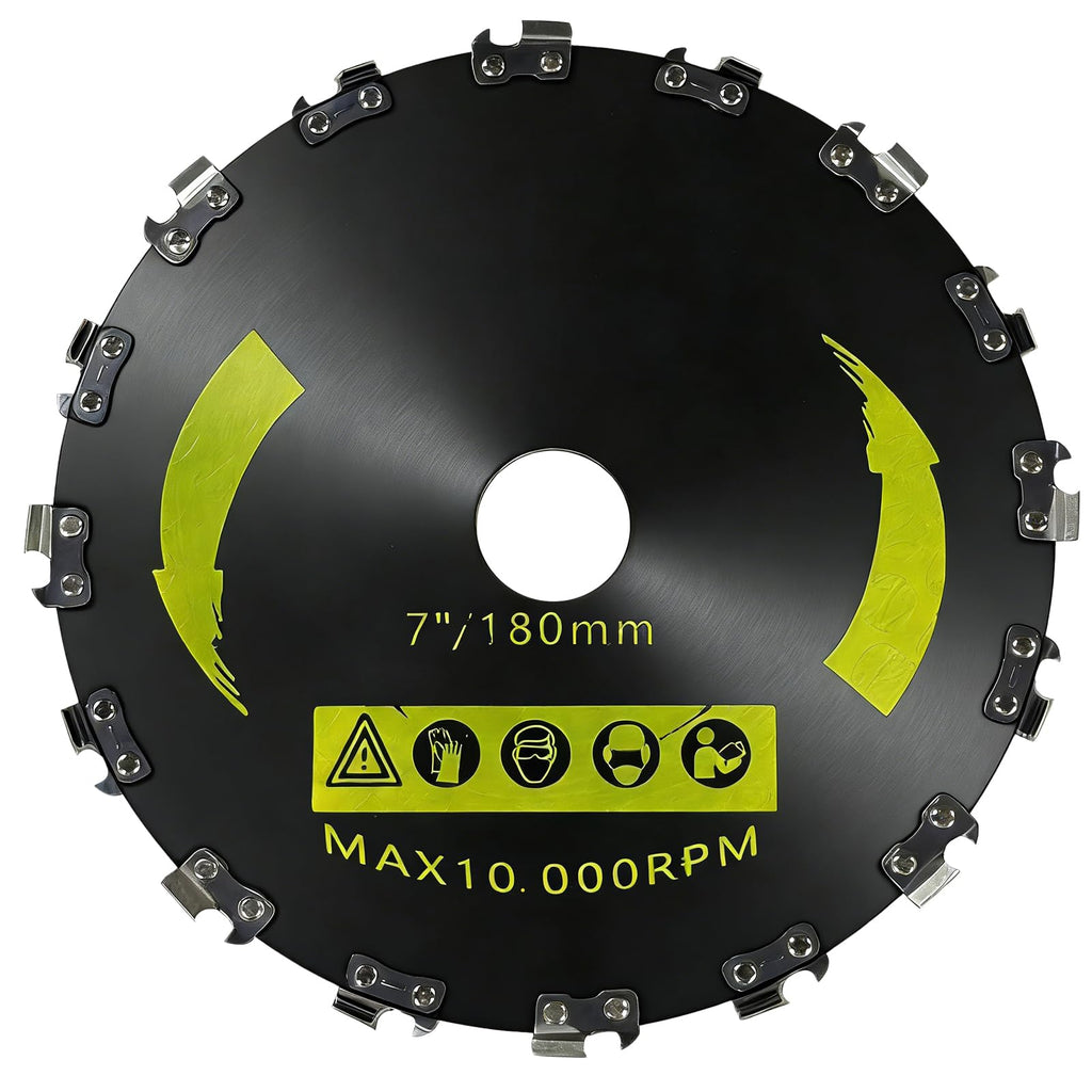 Trimmer Gear Head P021008182 P021046670 + 7" Chainsaw Tooth Brush Cutter Blade for Echo SRM-225 SRM-225i SRM-2620 SRM-3020 SRM-266 SRM-280 - Heavy Duty Replacement Kit