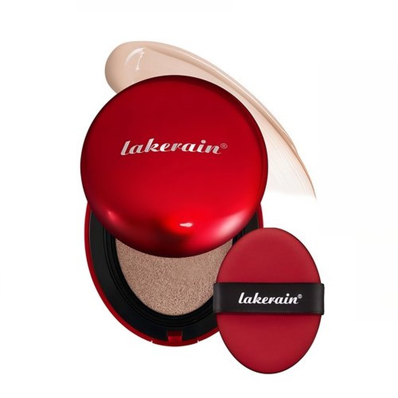 Cushion Foundation – Hydrating Velvet Matte Finish, 24H Long-Lasting Waterproof Korean BB Cream Compact, Breathable Skincare Base with 3 Shades (Ivory, Beige, Latte) (02#BEIGE)