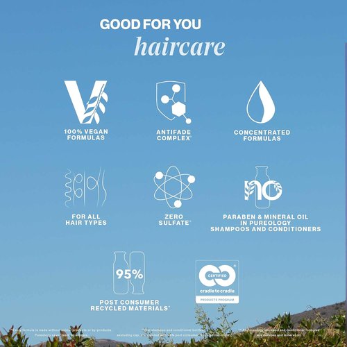 Pureology Strength Cure Blonde Purple Conditioner - Strengthens Blonde & Color-Treated Hair, Sulfate-Free & Vegan