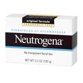 Neutrogena Original Transparent Facial Cleansing Bar, Fragrance-Free Glycerin Face Wash Bar Soap for Gentle Daily Cleansing, Hypoallergenic & Dye-Free Pure Facial Soap, 3.5 oz