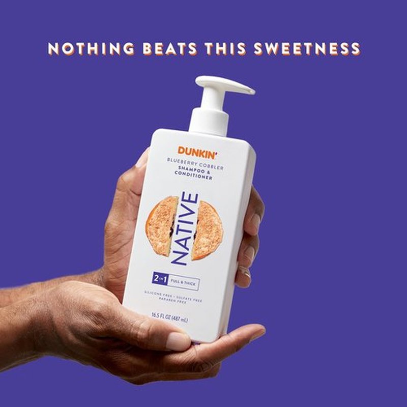Native | 2-in-1 Shampoo and Conditioner - Limited Edition Blueberry Cobbler | 16.5 oz
