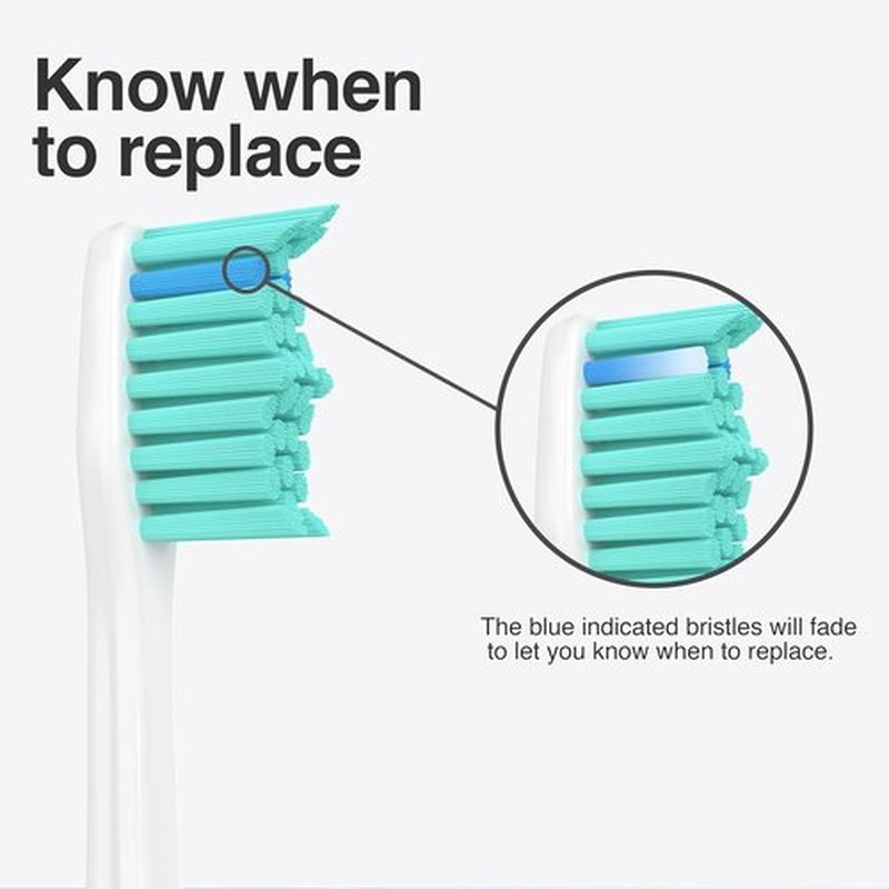 Philips Sonicare Replacement Toothbrush Heads - E-Series & Essence Compatible | 4 Pack