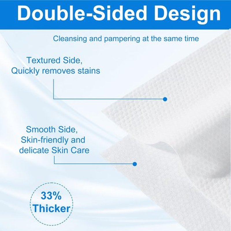 JOWLOT Disposable Face Towels, 240 Count Ultra Soft and Thick Cotton Facial Towels for Sensitive Skin, Dry Wipes Face Tissues Towelettes for Cleansing, Makeup Remover and Skincare