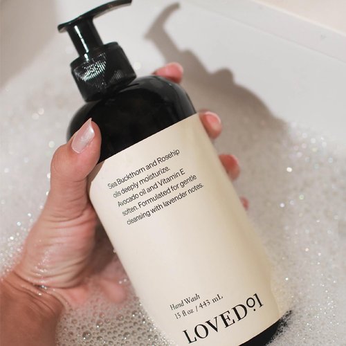 Loved01 Hand Wash, John Legend Skincare, Liquid Hand Soap, Gentle & Hydrating, Cruelty-Free, Oprah's Favorite Things, Formulated with Nourishing Oils & Soft Lavender, 2-Pack (15 oz each)