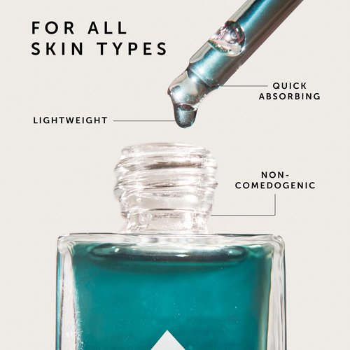 HERBIVORE Lapis Facial Oil | Balances Oil & Soothes Redness with Blue Tansy & Squalane | Safe for Oily & Acne Prone Skin, Non-Comedogenic, Vegan, 30 mL / 1 oz