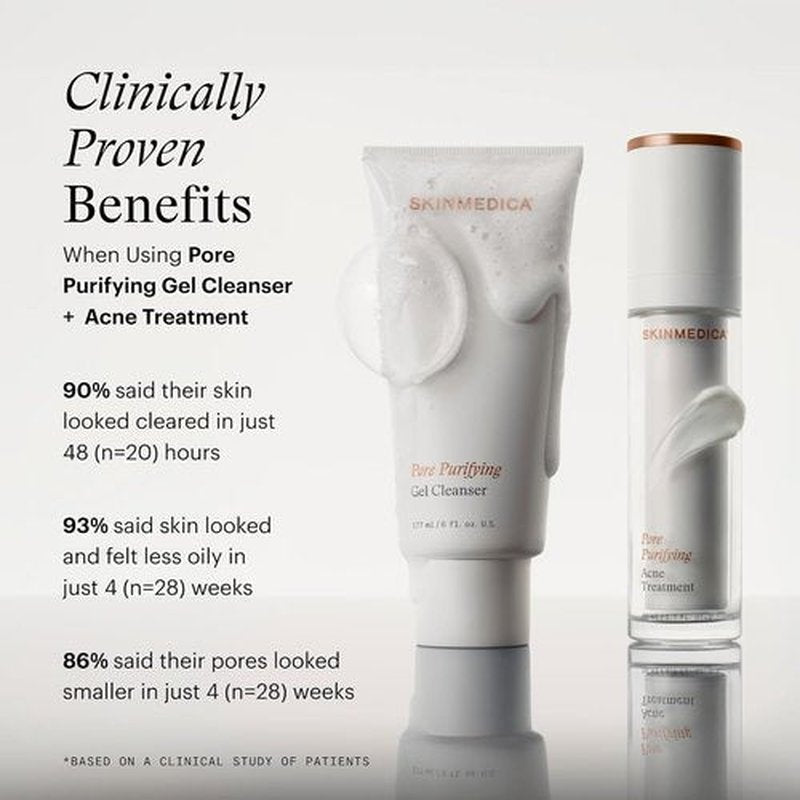 SkinMedica Pore Purifying Gel Cleanser - Clinically Proven Formula for Makeup Removal & Pore Purification, 6 Fl Oz
