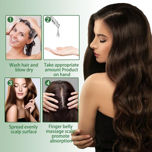 Aceite de Romero para Crecimiento y Tratamiento Capilar, Gotero para Estimular el Crecimiento del Cabello y Prevenir la Caída, 60ML/2.2 Fl Oz (2 Unidades)