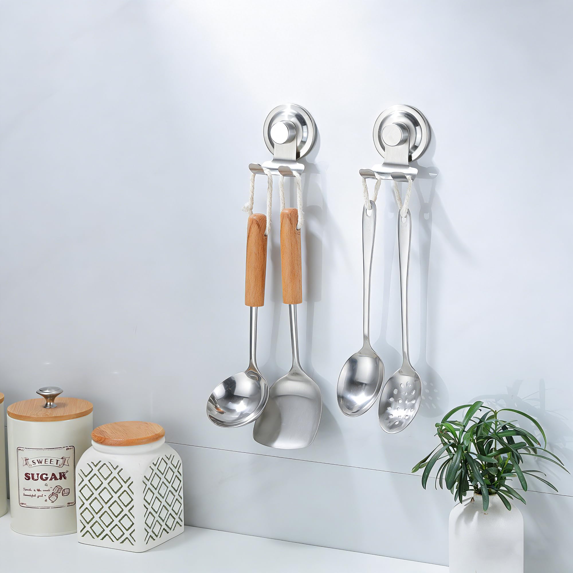 AIDILI Suction Razor Holder for Shower 2 Pack Suction Cup Hook for Bathroom
