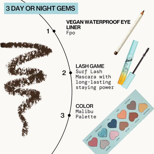 Pacifica, Waterproof Fringe Eyeliner, 0.04 Ounce