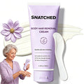 Snatched Hair Removal Cream, Body & Facial Hair Remover Cream for Woman Aged 65+ & Men, Gentle Hair Remover for Legs, Arms, Underarms, Stomach, Bikini Line (1Pc)