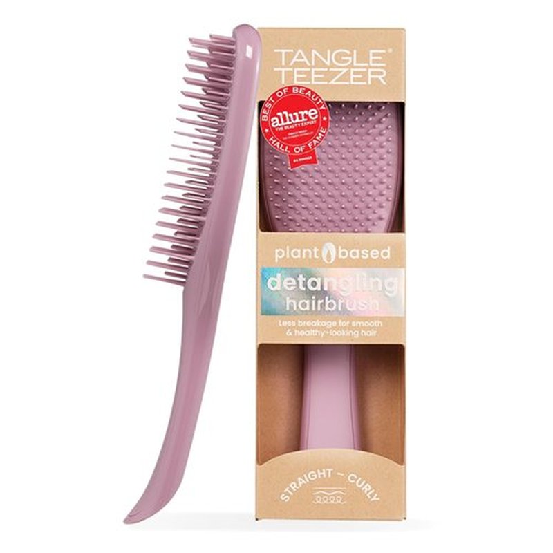 Tangle Teezer Ultimate Detangler Brush - Plant-Based Design for Dry & Wet Hair, Earthy Purple