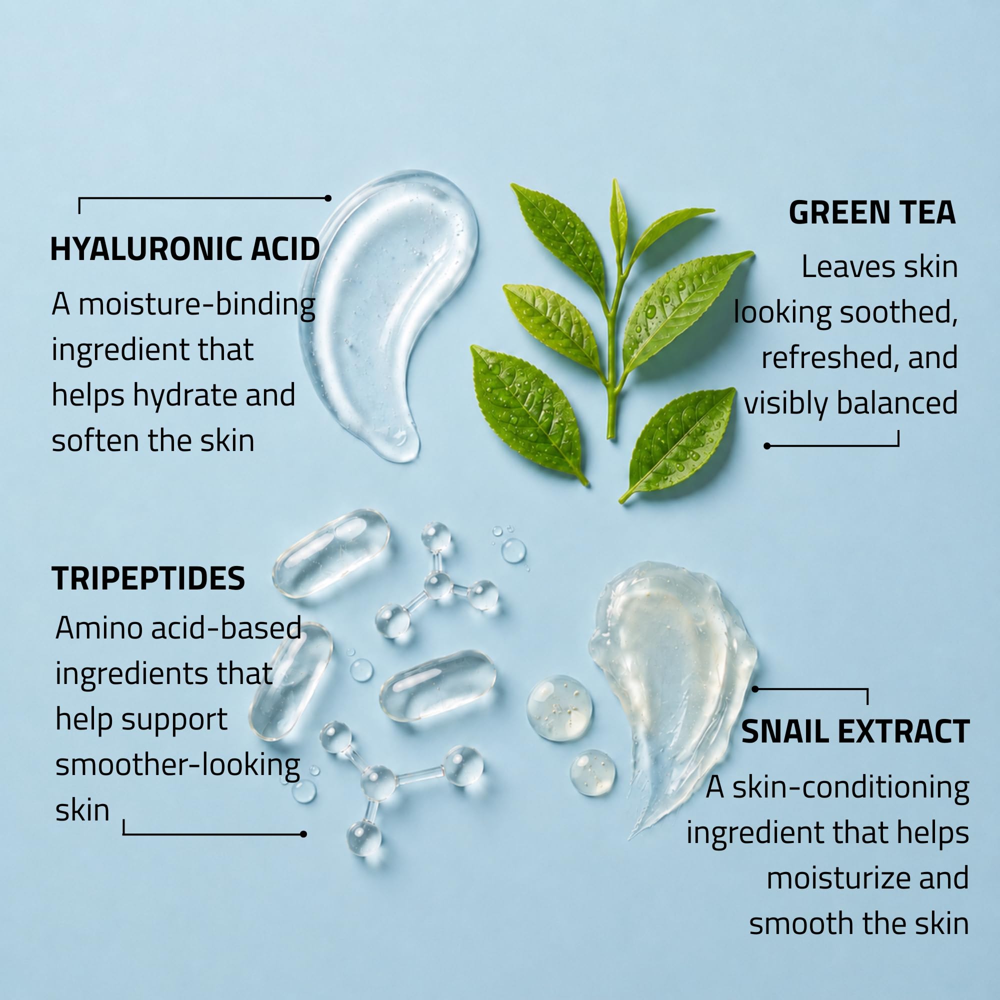 YEOUTH Day Night Face Cream with Hyaluronic Acid, Snail Mucin and Tripeptides, Fragrance Free Facial Cream, Hydrating Face Moisturizer for Dry Skin, 4 oz