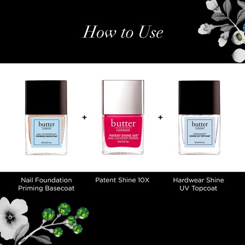butter LONDON Patent Shine 10X Nail Lacquer Polish, Broody - Gel-Like Finish & Chip-Resistant Nail Lacquer Helps Protects & Strengthens Nails - Vegan & Cruelty-Free