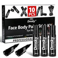 Dmsky 10 Packs Eye Black Sports Stick for Football, Baseball, Softball-Anti-Glare Face Body Paint Stick Kit,Water-Proof Eye Sports Paint Sticks,Eyeblack Painting Kit for Athletes & Fans
