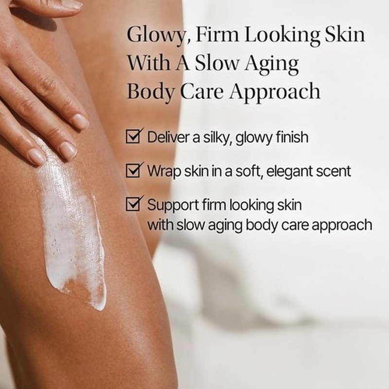 Objet Silky Gleam Body Lotion - Deep Hydration with Niacinamide & Vitamin C&E - Santal Rose, 450ml