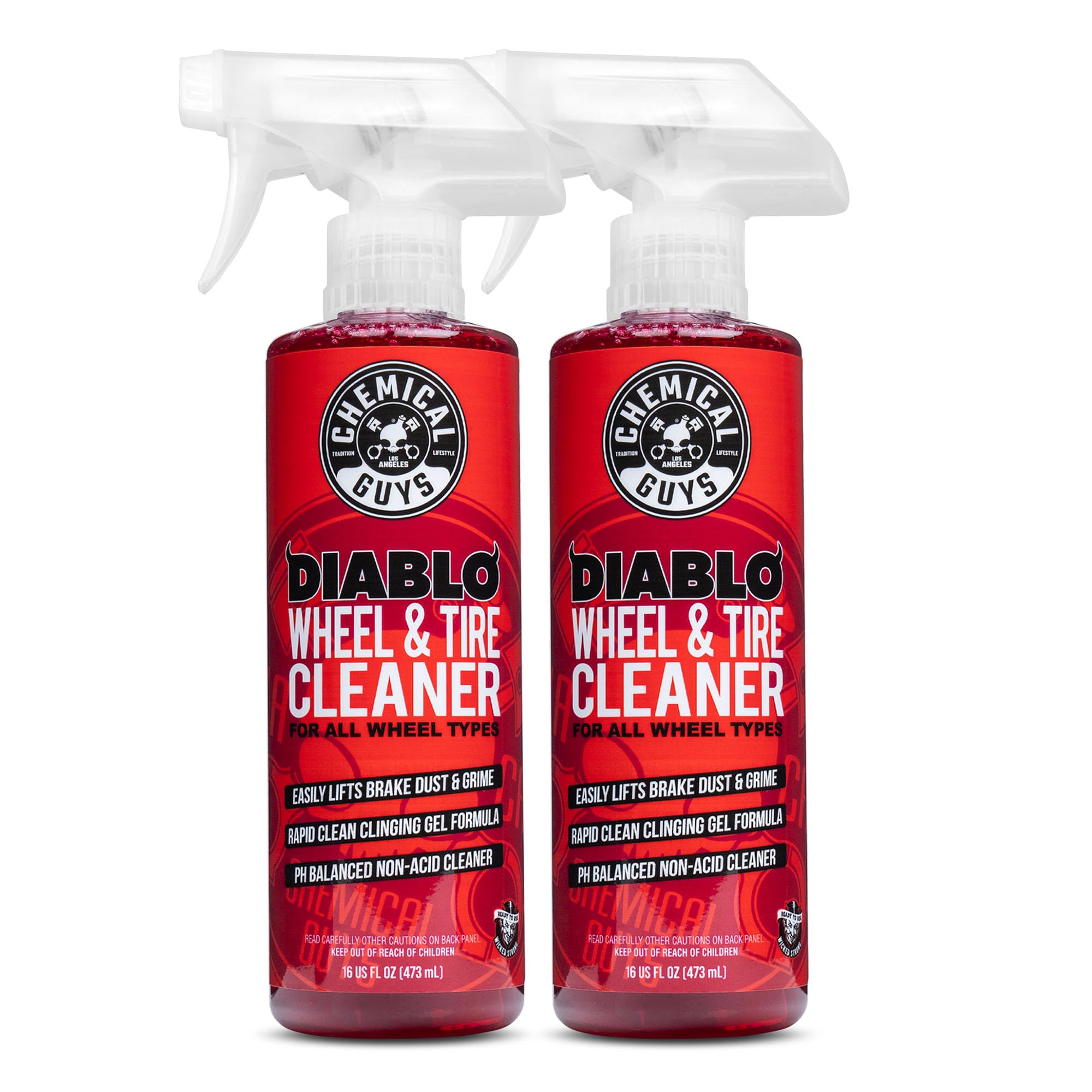 Chemical Guys, Diablo Brake Dust & Wheel Cleaner Spray for Rims, 2 x 16 oz