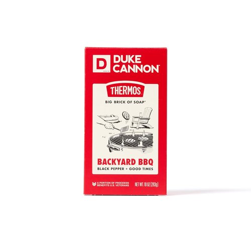 Duke Cannon Big Brick Bar Soap - Backyard BBQ Scent | Extra Large 10 oz for Men
