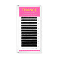 TDANCE Lash Extension Matte Black Eyelash Extension C CC D DD J B L Curl Volume & Classic Lash Extensions 0.03-0.18mm Thickness Professional Salon Use(0.03-C,8-15 mm)