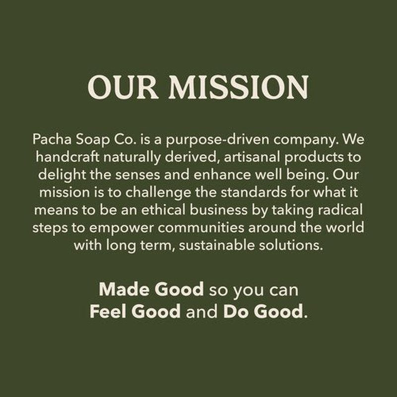 Pacha Soap Co. Sand & Sea Bar Soap - Sea Salt Scent, Volcanic Ash & Pumice, Exfoliating & Hydrating Body and Face Wash with Essential Oils, Handcrafted and Made in the USA, 5-Pack (4 oz Each)