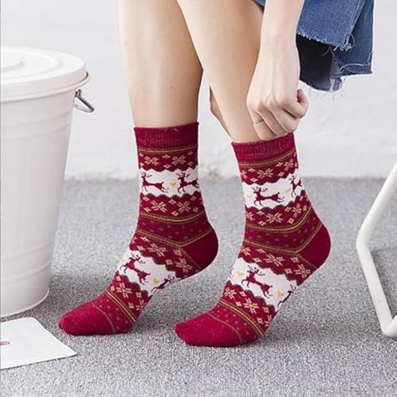 Skiennix Casual Crew Socks - Ultra Soft & Breathable for All-Day Comfort | 5 Pairs