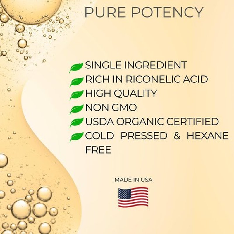 terravera Niyavera Organic Castor Oil USDA Certified 16oz - 100% Pure Golden Cold Pressed Unrefined Hexane Free for Hair Growth, Eyelashes, Eyebrows, Skin - Glass Bottle with Pump