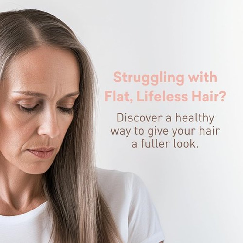 Just Nutritive Volumizer Hair Tonic - Instant Volume & Lift | Lightweight Natural Root Lifter | 8 Fl Oz