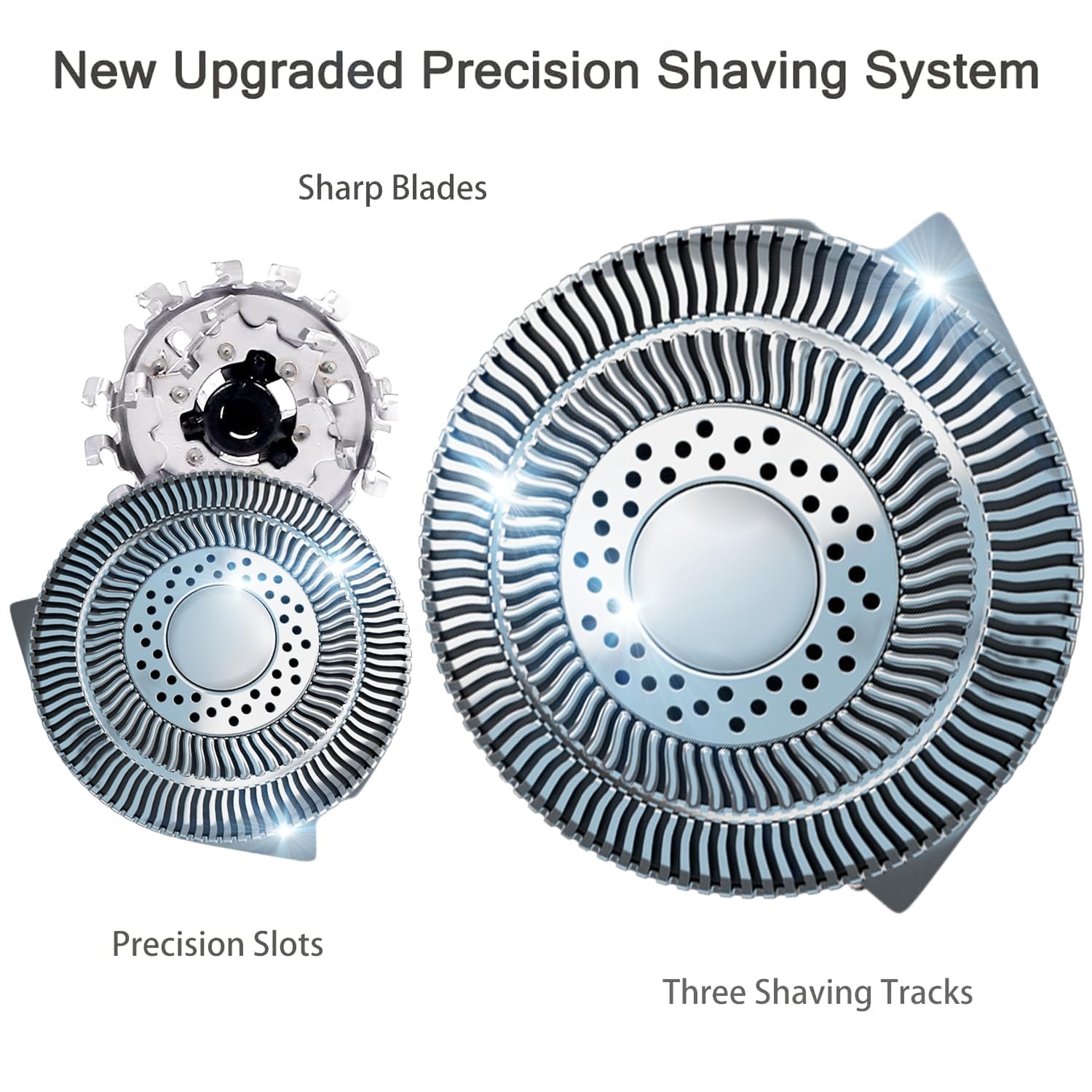 HQ9 Replacement Shaver Heads Compatible with Philips Norelco, HQ9 Replacement Blades for Philips Electric Shaving SpeedXL, HQ9080, HQ9070, PT920, 8140XL, 8150XL, 8160XL, 8170XL, HQ8140, HQ8142