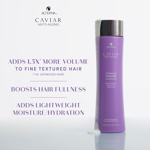 Alterna Caviar Anti-Aging Shampoo & Conditioner Set - Volume Boosting | 8.5 oz (2-Pack)