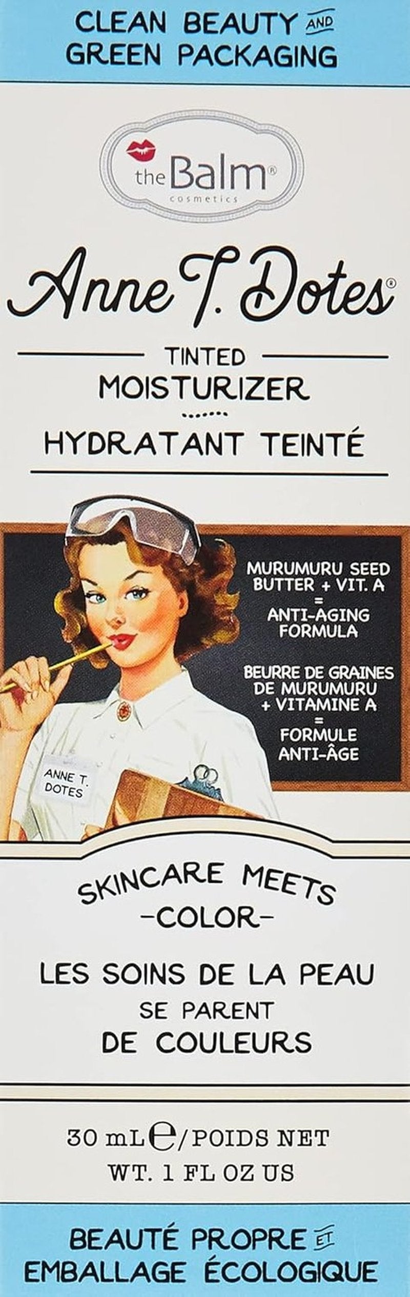theBalm Anne T. Dotes Tinted Moisturizer - Lightweight Hydration & Coverage | Shade #14, 1 fl. oz.