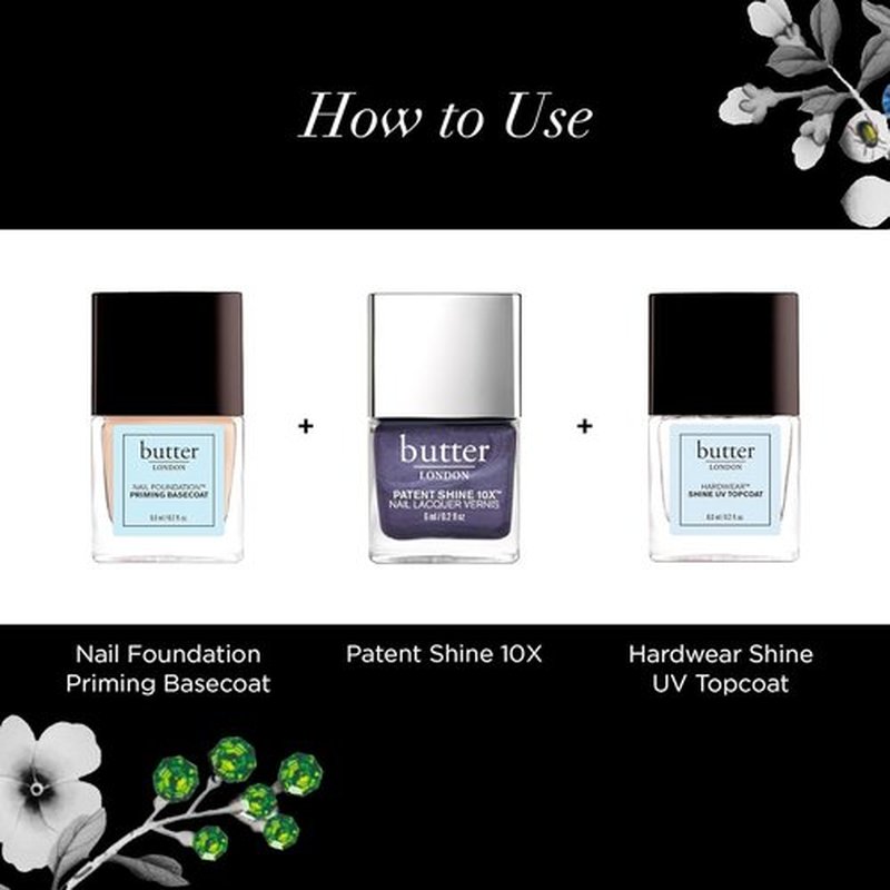 butter LONDON Nail Lacquer | House of Amethyst - Gel-Like Finish, Chip-Resistant & Strengthening - Vegan & Cruelty-Free