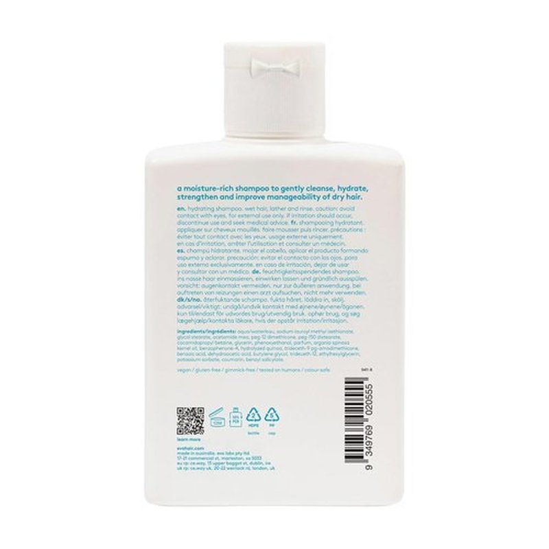 EVO The Therapist Hydrating Shampoo - Hydrates & Strengthens Color-Treated Hair - Improves Shine & Detangles