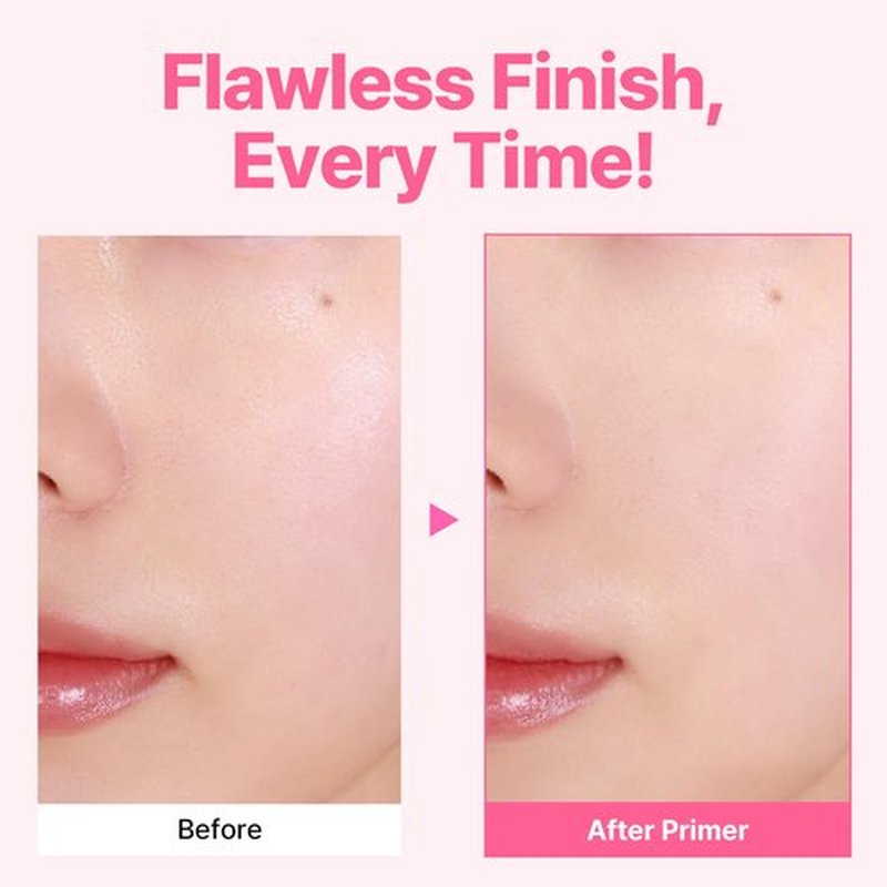 TOUCH IN SOL Icy Sherbet Primer 1.05 fl.oz. - Hydrating Primer Face Makeup for Dry or Oily Skin - Silk Pore and Wrinkle Minimizer - Silicone and Oil Free Gel Formula with Cooling Effect
