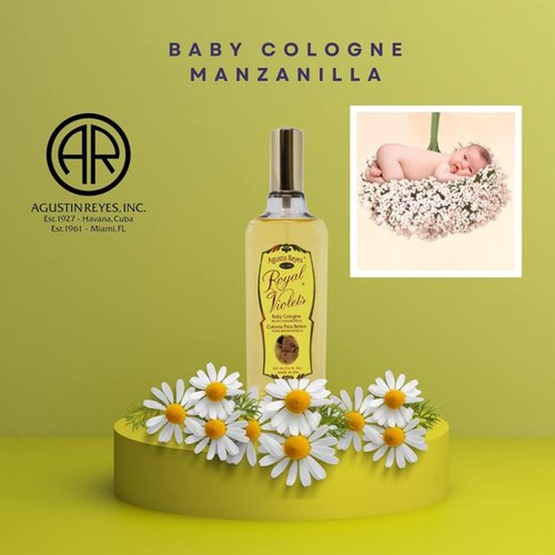 Royal Violets Baby Cologne - Gentle Chamomile Formula for Refreshing Baby | 7.6 Fl Oz Spray Bottle