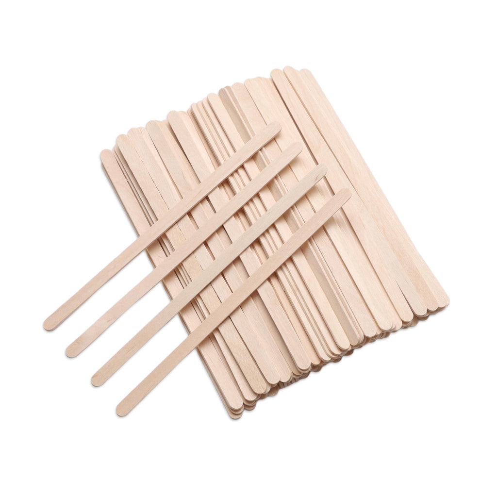 200/500/1000pcs Wood Craft Sticks Eyebrow Waxing Sticks Small Face Wax Spatulas Applicator Popsicle Sticks for Crafts,Coffee Stirrer Stick,DIY Wood Crafts for Home Art Projects (140 * 6 * 1.3mm)