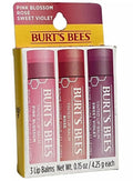 Burt's Bees Tinted Lip Balm - Hydrating Color & Moisture | 3 Count Pack