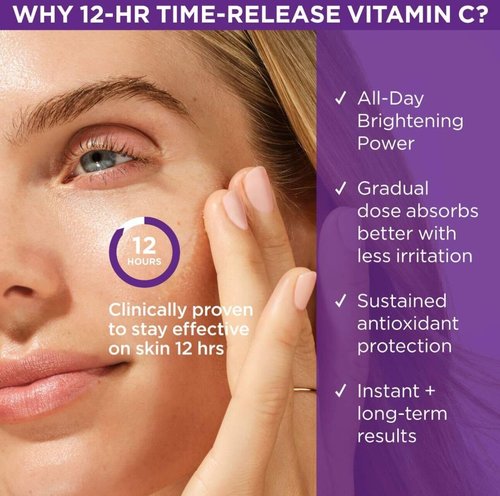 Regine Switzerland Brightening Serum - Vitamin C Treatment for Brighter, Firmer Skin | 30 ml / 1.0 fl. oz.